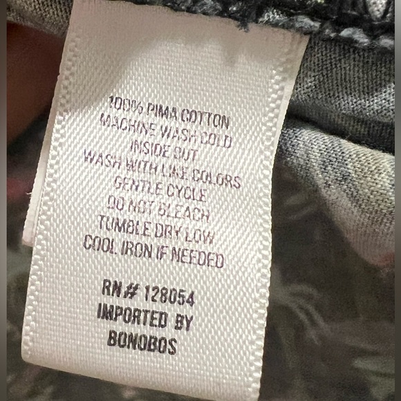 Bonobos Men’s Tropical Button Up Collared Short Sleeve Short - Picture 5 of 5